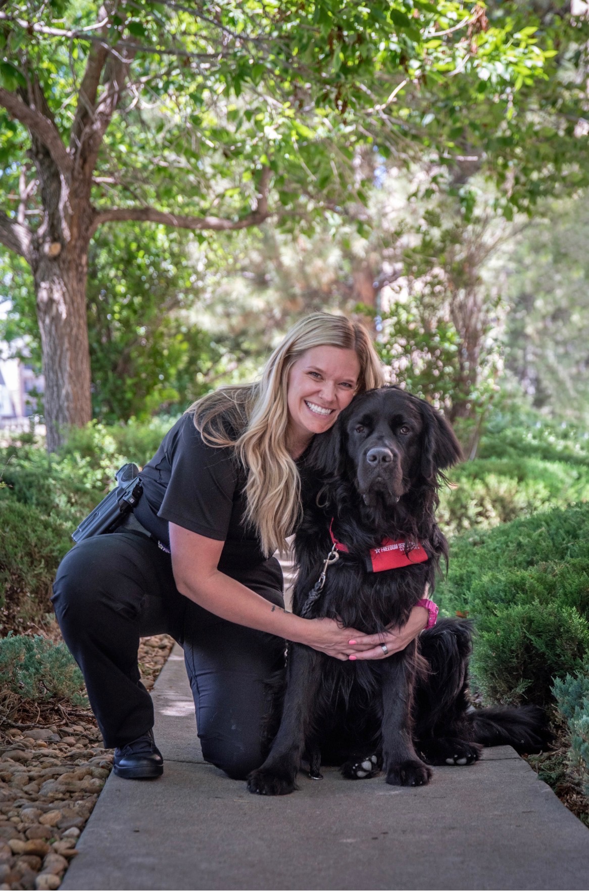 Officer Atkinson and K9 Thistle